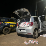 PRF apreende 6500 maços de cigarros em Nova Alvorada do Sul (MS)