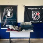 8°Compania independente Pm de Sidrolândia   apreende grande quantidade de intorpecente e prende duas pessoas em onibùs.