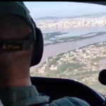 Crianças, idosos e até cão caramelo são resgatados em helicóptero de MS