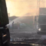 Incêndio é controlado e dono de depósito destruído por chamas no Tiradentes fala em ‘recomeço’