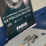 Equipe Policial da 8° CIPM detém indivíduo por Tráfico de Drogas em Sidrolândia
