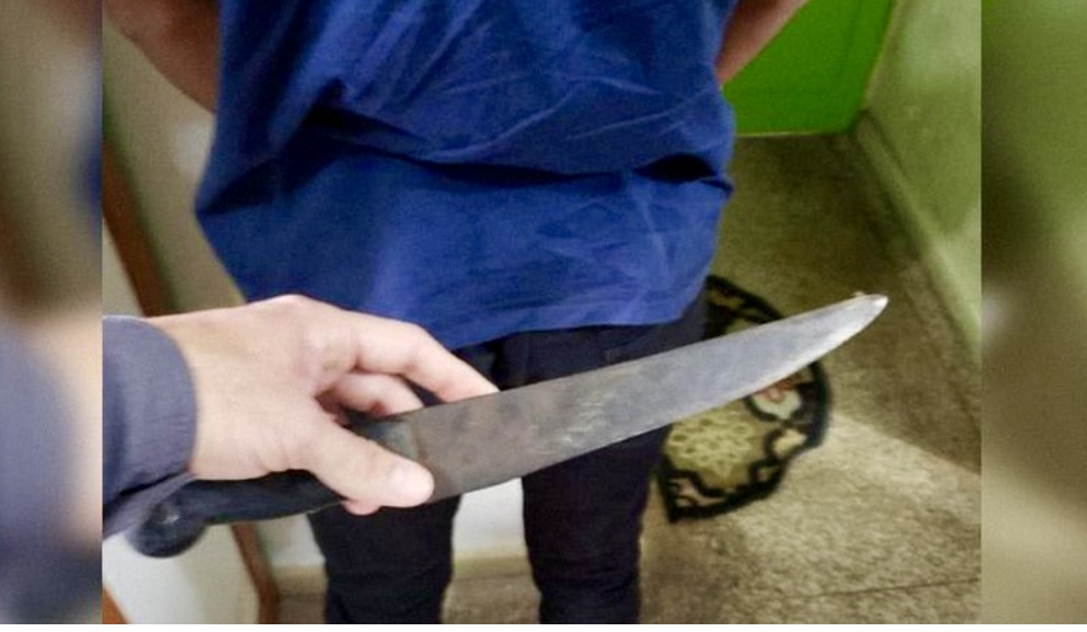 Morador flagra ladrão tentando furtar residência e acaba sendo ameaçado com faca