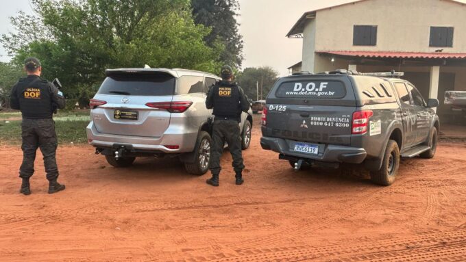 DOF recupera dois veículos com registros criminais em Itaquiraí