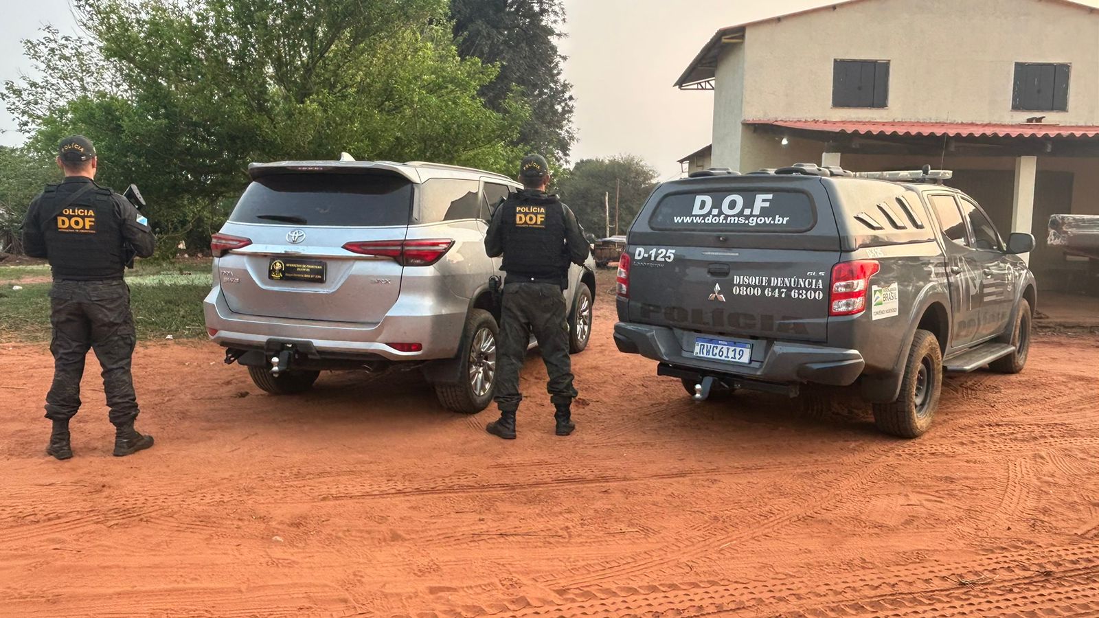 DOF recupera dois veículos com registros criminais em Itaquiraí