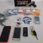 Polícia Civil fecha pontos de vendas de drogas noite e prende duas pessoas em flagrante em Rio Brilhante