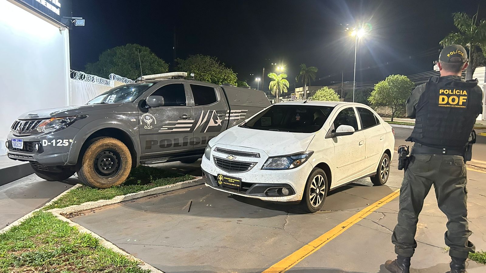 Veículo com sinais de identificação adulterados é apreendido pelo DOF em Naviraí