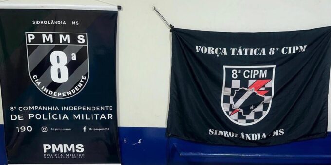 Na madrugada de ontem, a polícia militar de Sidrolândia prendeu um ladrão em flagrante no bairro São Bento.
