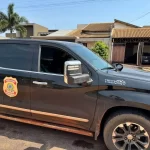 Juliano Ferro na Silverado de R$ 519 mil, apreendida nesta semana pela PF