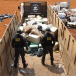 Caminhão com carga milionária de maconha é apreendido pelo DOF na região de Ponta Porã