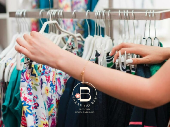 Primeiro Bazar do Bem em Sidrolândia traz marcas famosas com descontos