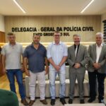 Delegado-Geral da Polícia Civil recebe prefeito eleito de Sete Quedas, para tratar de temas relacionados à segurança pública