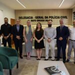 Delegado-Geral da Polícia Civil recebe representantes do Consulado dos Estados Unidos, para tratar de combate ao crime organizado