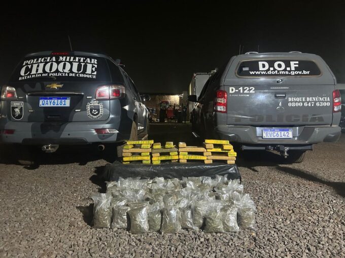 Foragido da Justiça do Amazonas é preso pelo DOF por tráfico de drogas em Campo Grande