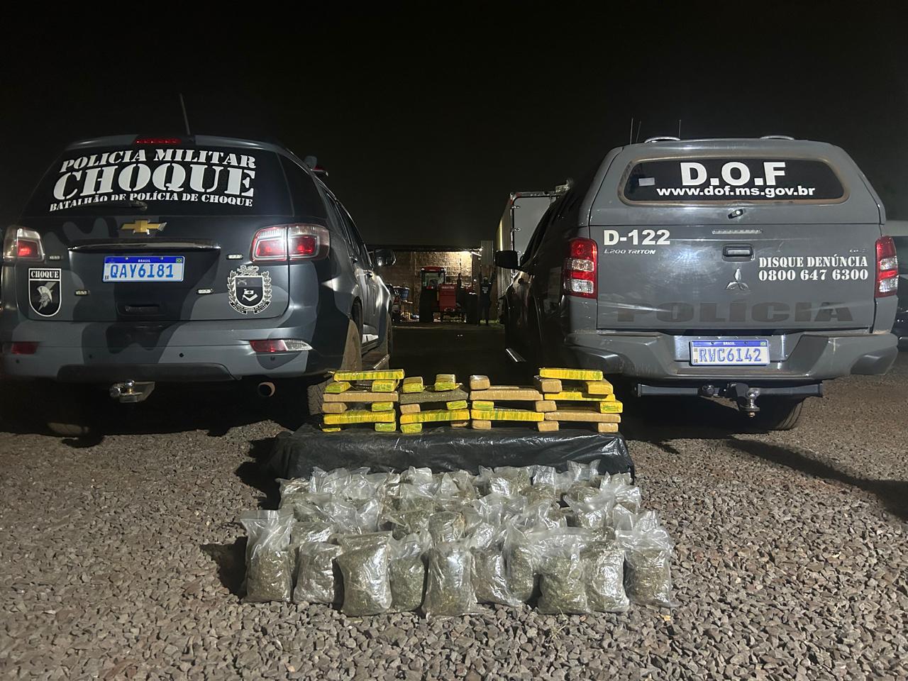 Foragido da Justiça do Amazonas é preso pelo DOF por tráfico de drogas em Campo Grande