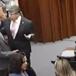 Pedrossian e Lídio discutem e se empurram durante votação de requerimento à Prefeitura de Campo Grande