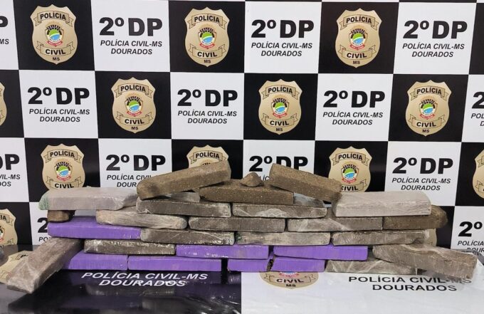 Polícia Civil apreende 16 kg de maconha em Dourados