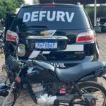 Polícia Civil apreende motocicleta com sinais identificadores adulterados