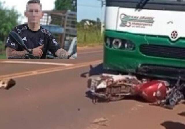 Adolescente morre em batida frontal com ônibus na BR-487, em Itaquiraí (vídeo)