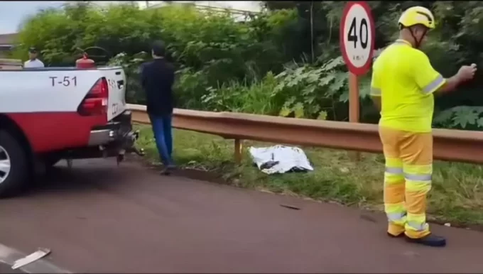 Motorista que atropelou idosa em trevo de Dourados segue foragido da polícia