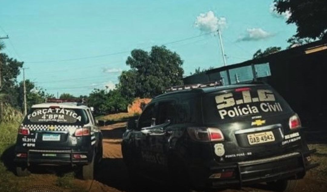 Autor de latrocínio tentado é preso pelas Polícias Civil e Militar em Ponta Porã