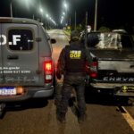 Camionete furtada em Naviraí é recuperada pelo DOF no município de Paranhos