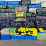 DOF apreende veículo roubado com mais de 900 quilos de drogas