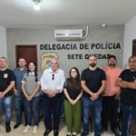 Diretor do Departamento de Polícia do Interior visita delegacias da área de fronteira