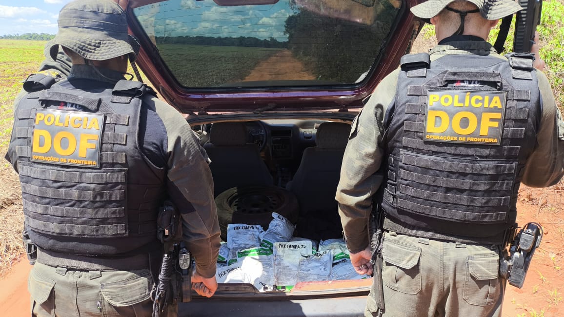 Foragido da Justiça é preso pelo DOF com defensivos agrícolas contrabandeados