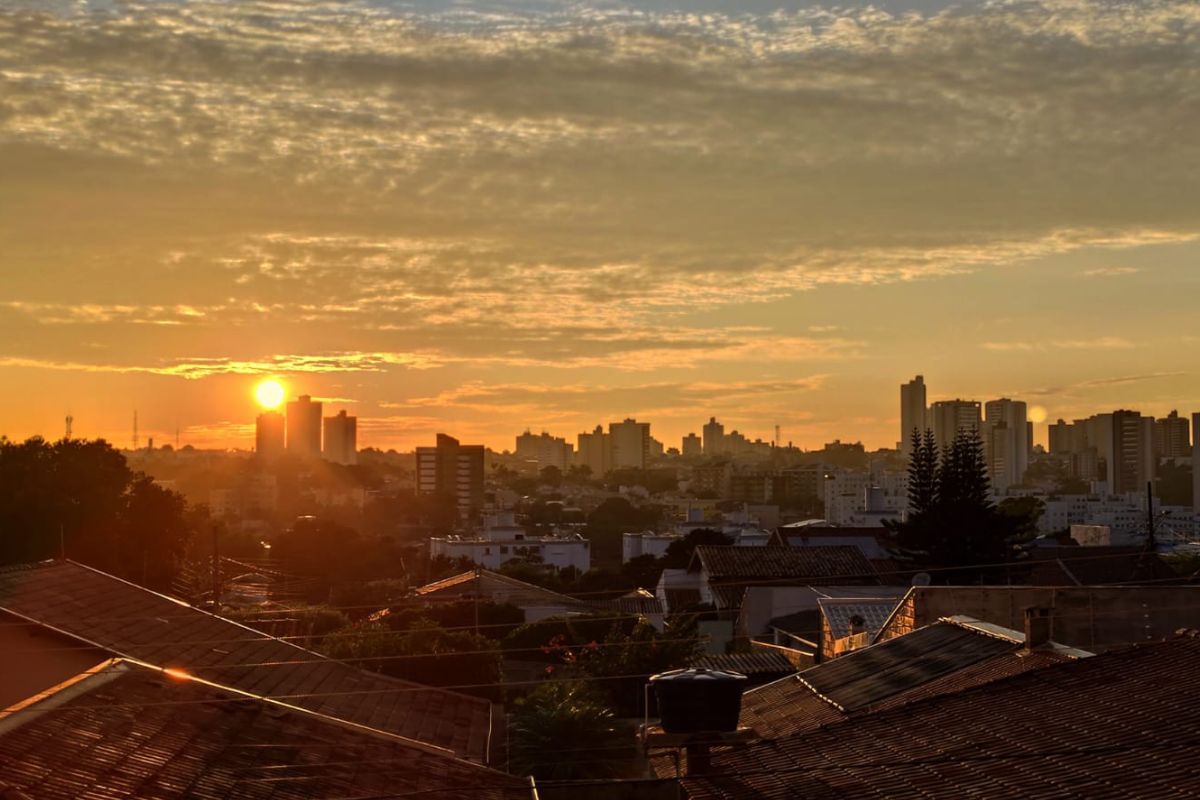 Para todo gosto! Tempo vai de sol à tempestade em MS nesta quarta-feira