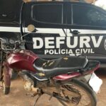 Polícia Civil apreende motocicleta adulterada com placa falsa em Campo Grande
