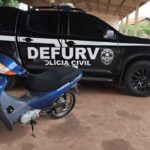 Polícia Civil recupera motocicleta furtada no centro da Capital e identifica autor