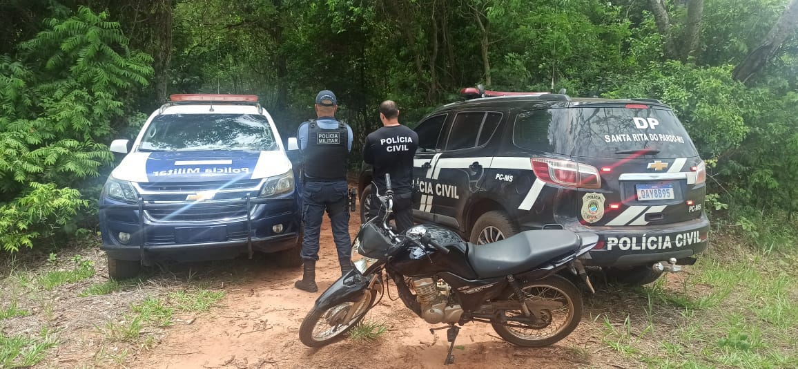 Polícia Civil recupera motocicleta furtada no último final de semana em Santa Rita do Pardo