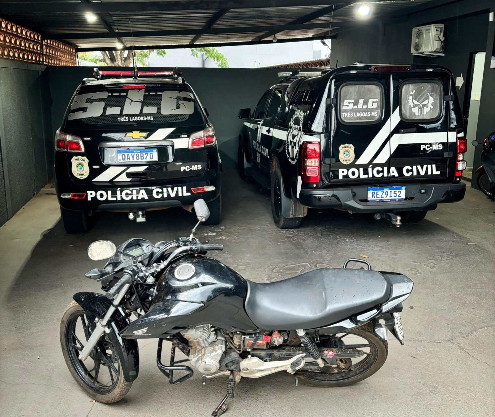 Polícia Civil recupera motocicleta subtraída em Três Lagoas