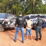 Polícias Civil e Militar prendem foragida no assentamento Mutum em Santa Rita do Pardo