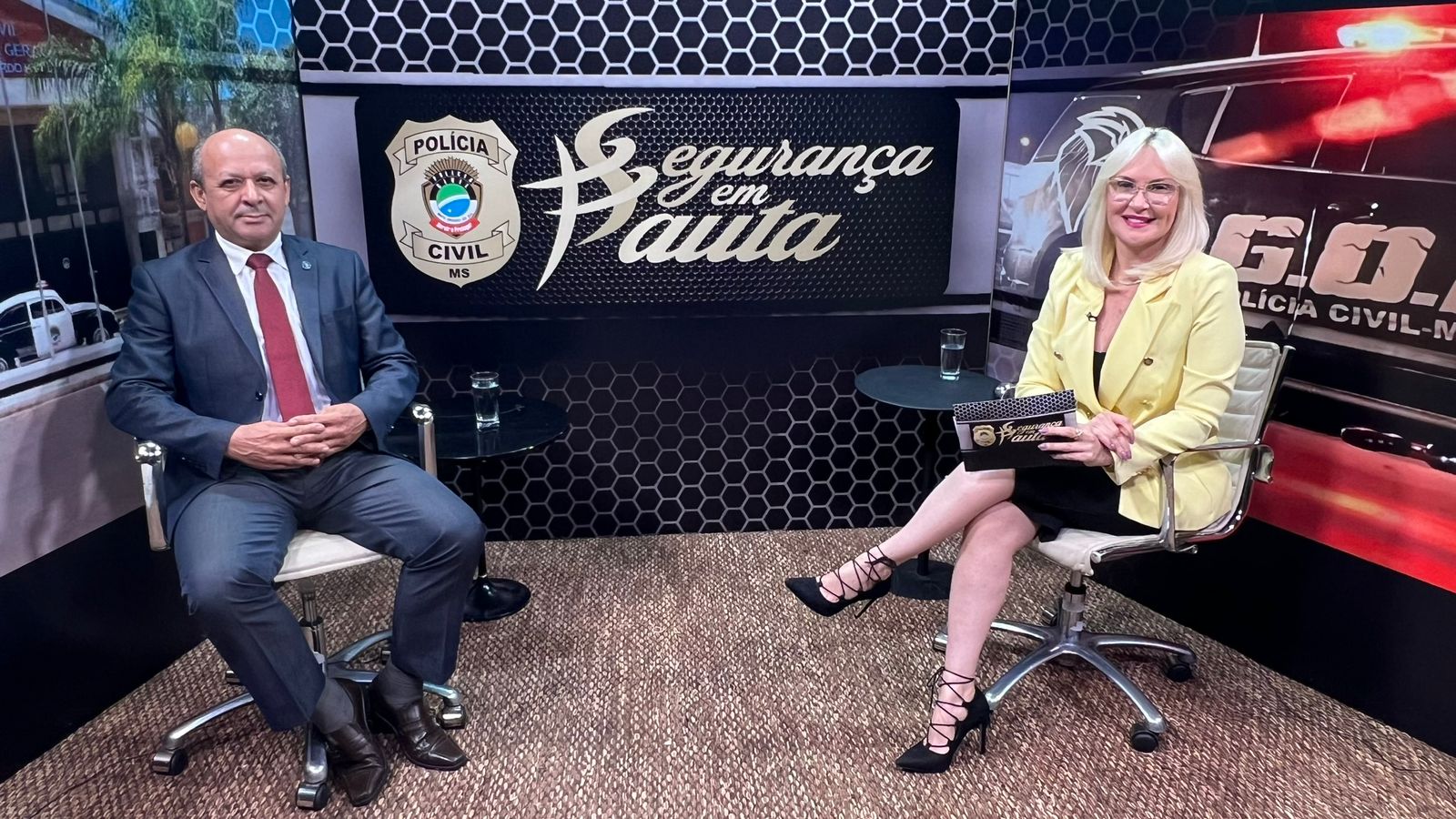 Segurança em Pauta recebe o diretor do Departamento de Polícia da Capital, delegado Edilson dos Santos