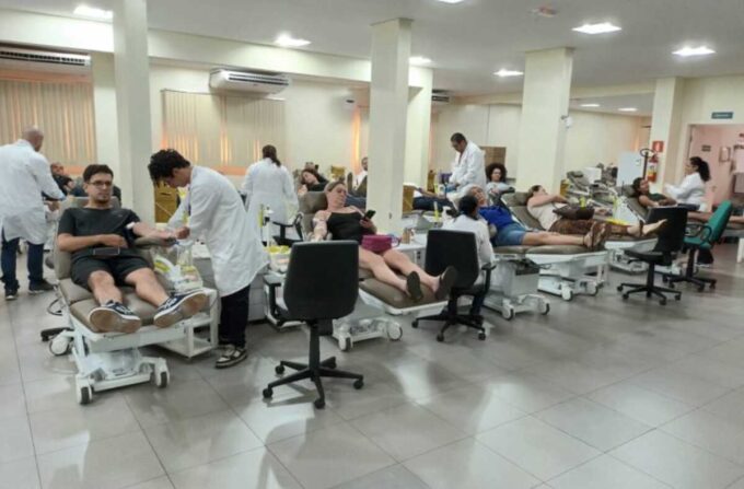 Semana do Doador de Sangue: Hemosul supera meta de doações no Dia D