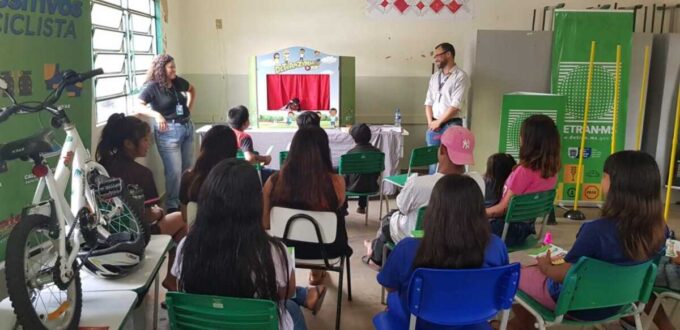 TCE-MS participa de ação de cidadania na aldeia Te'yiku