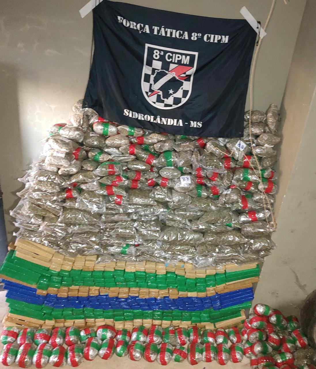 Traficante é detido pela equipe do Tático durante a madrugada em Sidrolândia