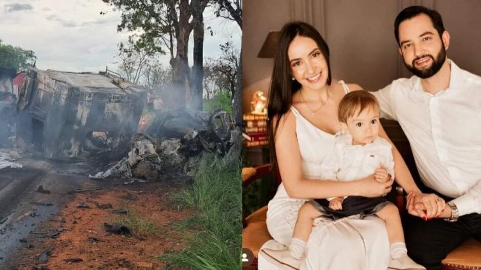Grave acidente na BR-262 mata casal de médicos e filho de 4 anos