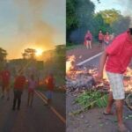 Manifestantes do MST fecham BR-262; motivação do protesto ainda é desconhecida