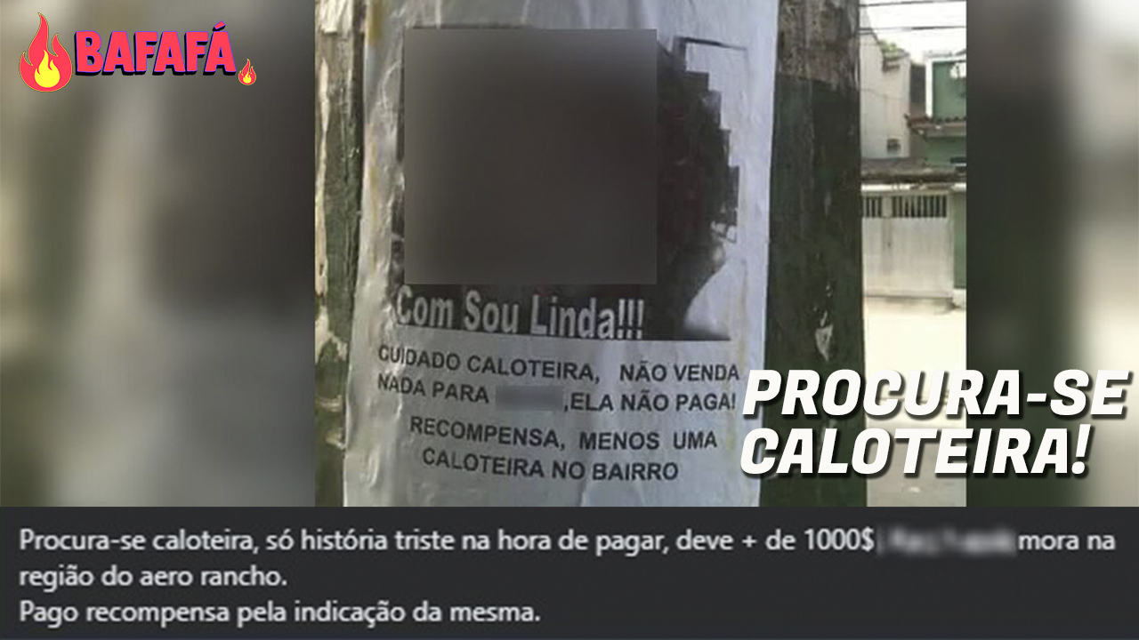Procura-se caloteira: vítima de calote paga R$ 1 mil reais para achar devedora em Campo Grande