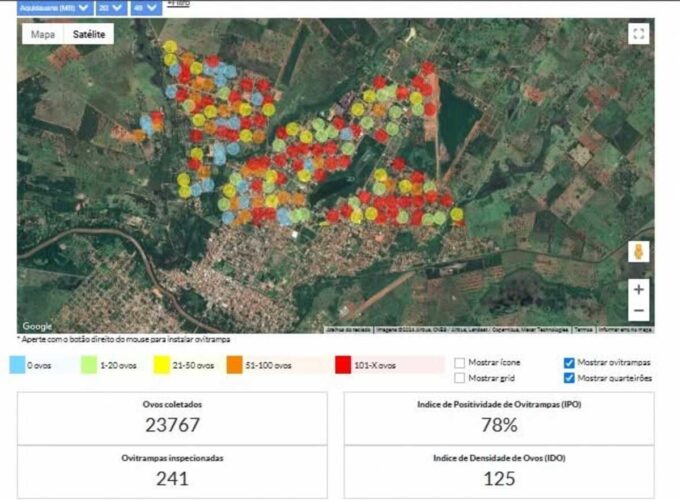 Casos de dengue em Aquidauana atingem alta em dezembro