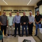 Delegado-Geral da Polícia Civil recebe prefeito eleito de Chapadão do Sul, para tratar de temas relacionados à segurança pública
