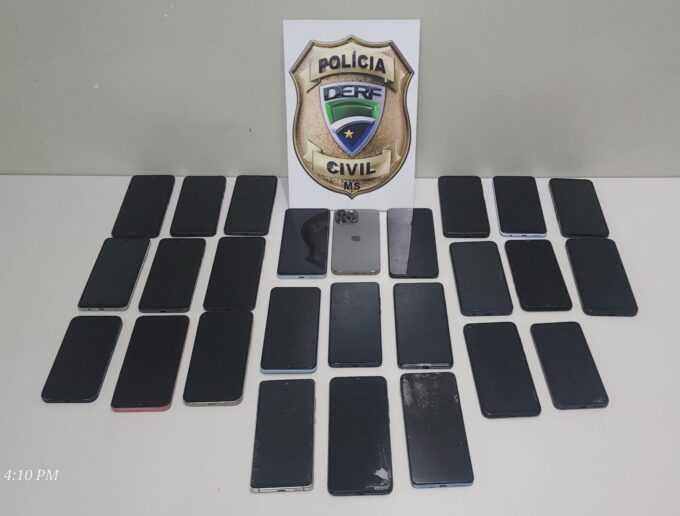 Operação Nacional da Polícia Civil recupera celulares roubados e devolve aos proprietários