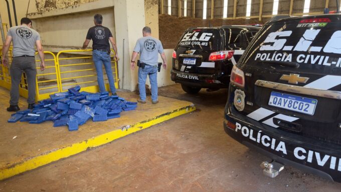 Polícia Civil incinera mais de 400 kg de cocaína em Dourados