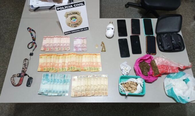 Polícia Civil prende homem por tráfico de drogas em São Gabriel do Oeste