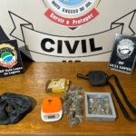 Polícia Civil prende traficante em Guia Lopes da Laguna, durante cumprimento de busca domiciliar
