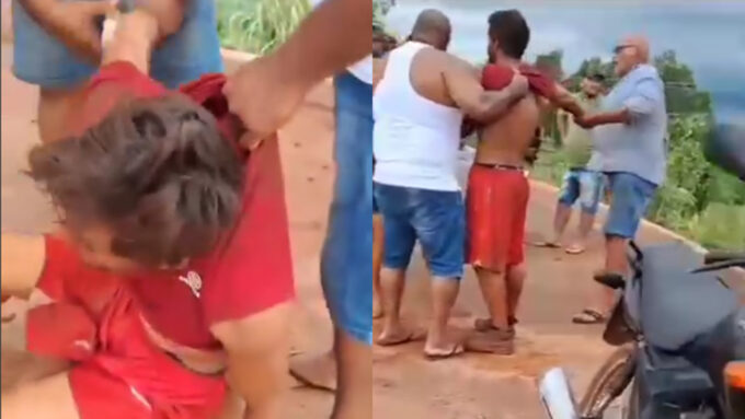 Suspeito de furtos em série é linchado em Sidrolândia (VÍDEO)