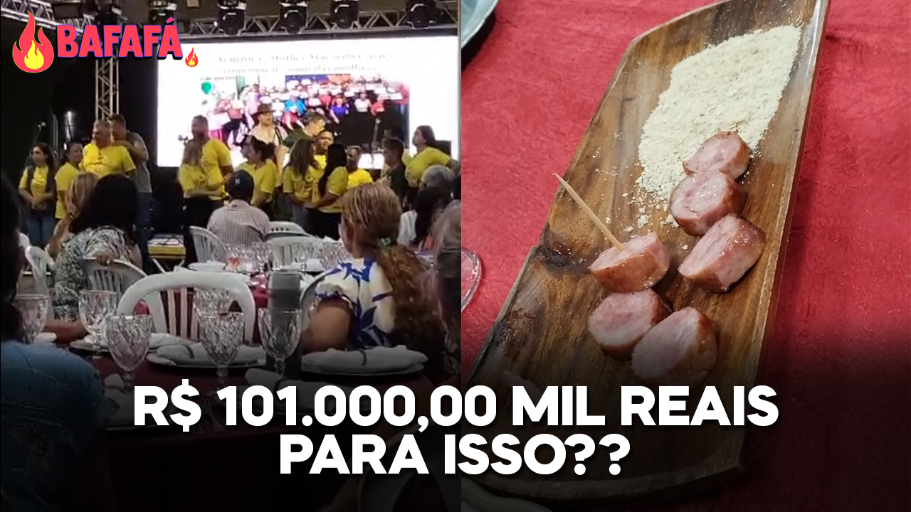 Encerramento das festividades do projeto 60+ é marcado por alto valor gasto e comida imprópria: “tem idosos aqui que nem dentes tem”