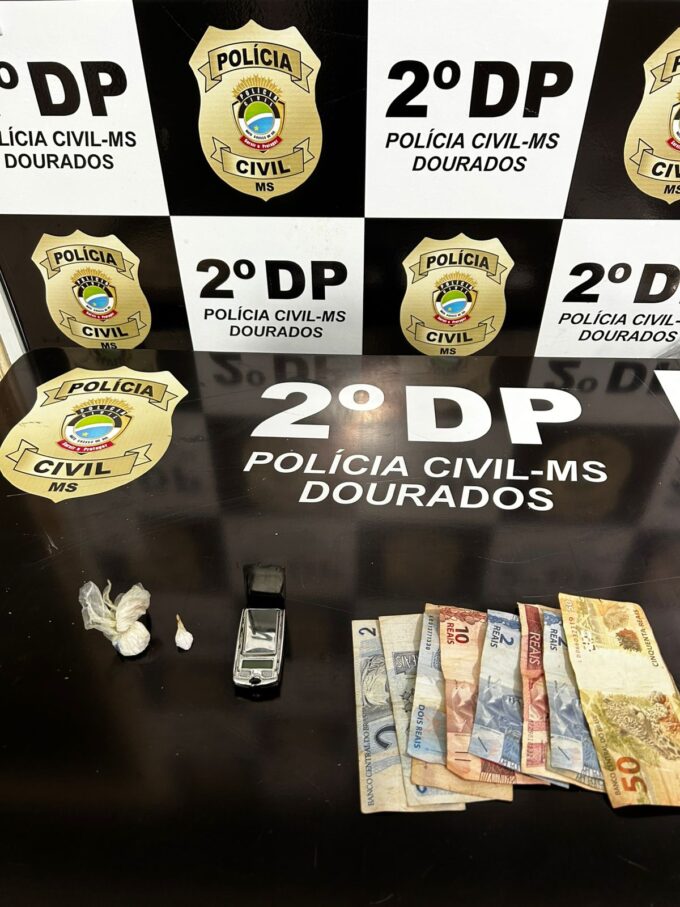 Polícia Civil prende em flagrante homem por tráfico de drogas em Dourados